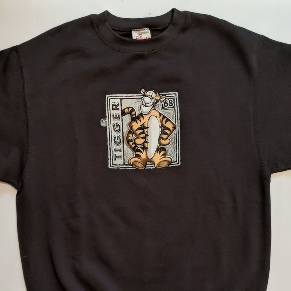 Disney Tigger Sweatshirt Med Brown New Condition